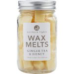 SIMMERING FRAGRANCE CHIPS - 8 OZ JAR CONTAINING 100 MELTS - GINGER TEA & HONEY SCENTED by