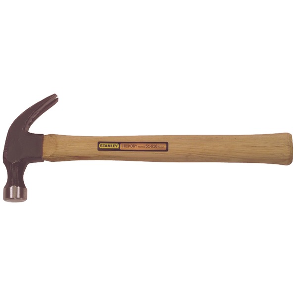 STANLEY 51-616 Curved-Claw Wood-Handled Nailing Hammer (16 Ounce) STANLEY 51-616 Curved-Claw Wood-Handled Nailing Hammer (16 Ounce)