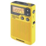 Sangean DT-400W DT-400W Portable AM/FM Pocket Digital Clock Radio with Weather Alert