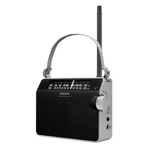 Sangean PR-D6BK PR-D6 AM/FM Portable Compact Analog-Tuning Radio