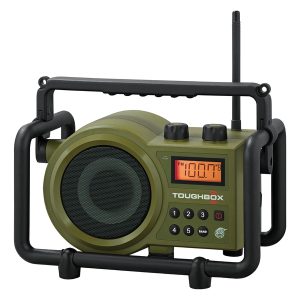 Sangean TB-100 TOUGHBOX Portable FM/AM/Aux Ultra-Rugged Rechargeable Digital Radio