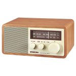 Sangean WR11 WR-11 Hi-Fi Tabletop Retro Wooden Cabinet AM/FM Analog Radio Receiver