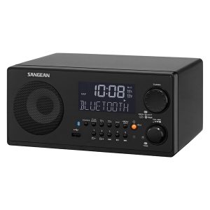 Sangean WR22BK WR-22 FM-RBDS/AM/USB Bluetooth Digital Tabletop Radio with Remote