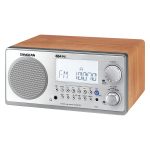 Sangean WR2WAL Digital AM/FM Stereo System with LCD & Alarm Clock (Walnut)