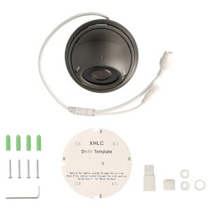 Spyclops SPY-DM2GIP5 5.0-Megapixel Outdoor Manual Varifocal Turret Dome IP Camera (Gray)