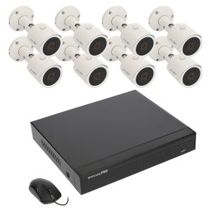 Spyclops SPYP-NVR8KIT4K 4K PoE NVR Kit with 1 TB NVR and Mini Bullet Cameras (8 Channels