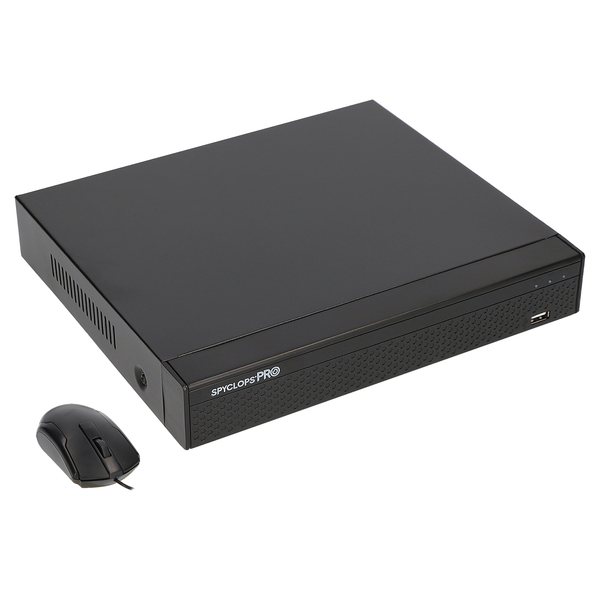 Spyclops SPYP-NVR8POE1T PRO 4K 8.0-Megapixel PoE NVR with 1 TB Hard Disc Drive (8 Channels) Spyclops SPYP-NVR8POE1T PRO 4K 8.0-Megapixel PoE NVR with 1 TB Hard Disc Drive (8 Channels)