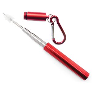 Starfrit 080724-012-0CDU Stainless Steel Retractable and Reusable Straw