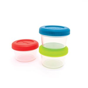 Starfrit 095461-004-0000 Easy Lunch Set of 3 Mini Containers