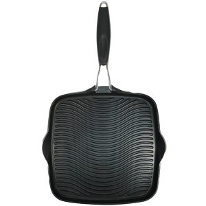 Starfrit 30036-006-SPEC 10" x 10" Grill Pan with Foldable Handle