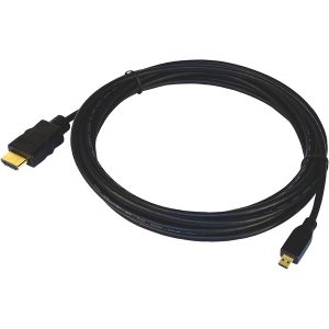Steren 517-423BK Micro HDMI A-D (Std-Micro) High Speed with Ethernet Cable (3 Feet)