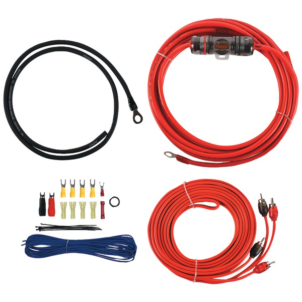 T-Spec V6-RAK8 v6 SERIES Mini ANL Amp Installation Kit with RCA Cables (8 Gauge T-Spec V6-RAK8 v6 SERIES Mini ANL Amp Installation Kit with RCA Cables (8 Gauge