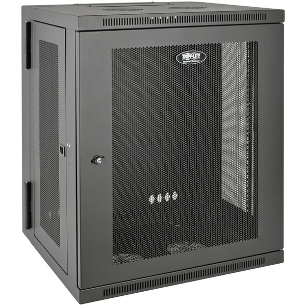Tripp Lite SRW15US SmartRack 15U Low-Profile Switch-Depth Wall-Mount Rack Enclosure Cabinet Tripp Lite SRW15US SmartRack 15U Low-Profile Switch-Depth Wall-Mount Rack Enclosure Cabinet