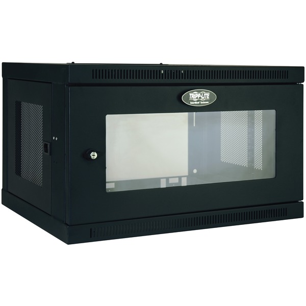 Tripp Lite SRW6UG SmartRack 6U Low-Profile Switch-Depth Wall-Mount Rack Enclosure Cabinet with Clear Acrylic Window Tripp Lite SRW6UG SmartRack 6U Low-Profile Switch-Depth Wall-Mount Rack Enclosure Cabinet with Clear Acrylic Window