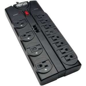 Tripp Lite TLP1208TEL Protect It! 12-Outlet Power Strip Surge Protector