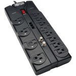 Tripp Lite TLP1208TELTV Protect It! 12-Outlet Surge Protector