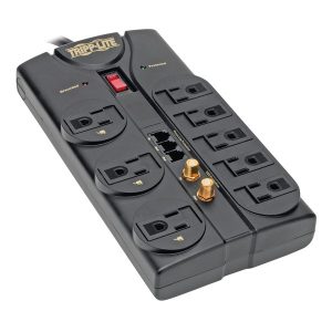 Tripp Lite TLP808TELTV Protect It! 8-Outlet Surge Protector (2