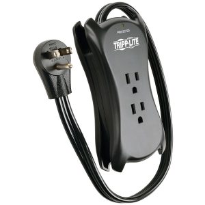 Tripp Lite Traveler3USB 3-Outlet Travel-Size Surge Protector with 2 USB Ports