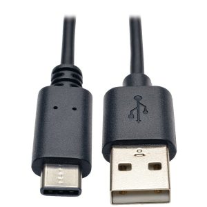 Tripp Lite U038-003 A-Male to USB-C Male USB 2.0 Cable (3ft)