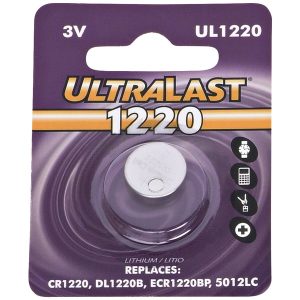 Ultralast UL1220 UL1220 CR1220 Lithium Coin Cell Battery