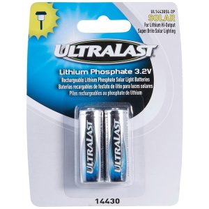 Ultralast UL14430SL-2P UL14430SL-2P 14430 Lithium Batteries for Solar Lighting
