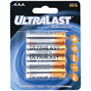 Ultralast ULA4AA ULA4AA AA Alkaline Batteries