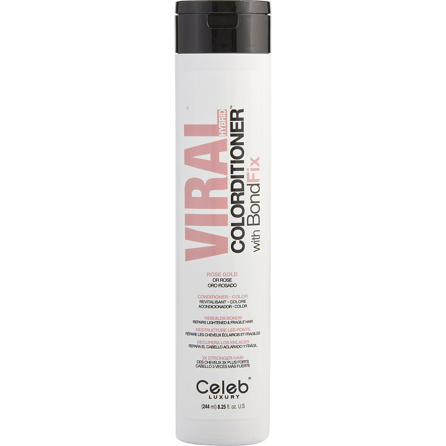 VIRAL COLORDITIONER ROSE GOLD 8.25 OZ - CELEB LUXURY by Celeb Luxury VIRAL COLORDITIONER ROSE GOLD 8.25 OZ - CELEB LUXURY by Celeb Luxury
