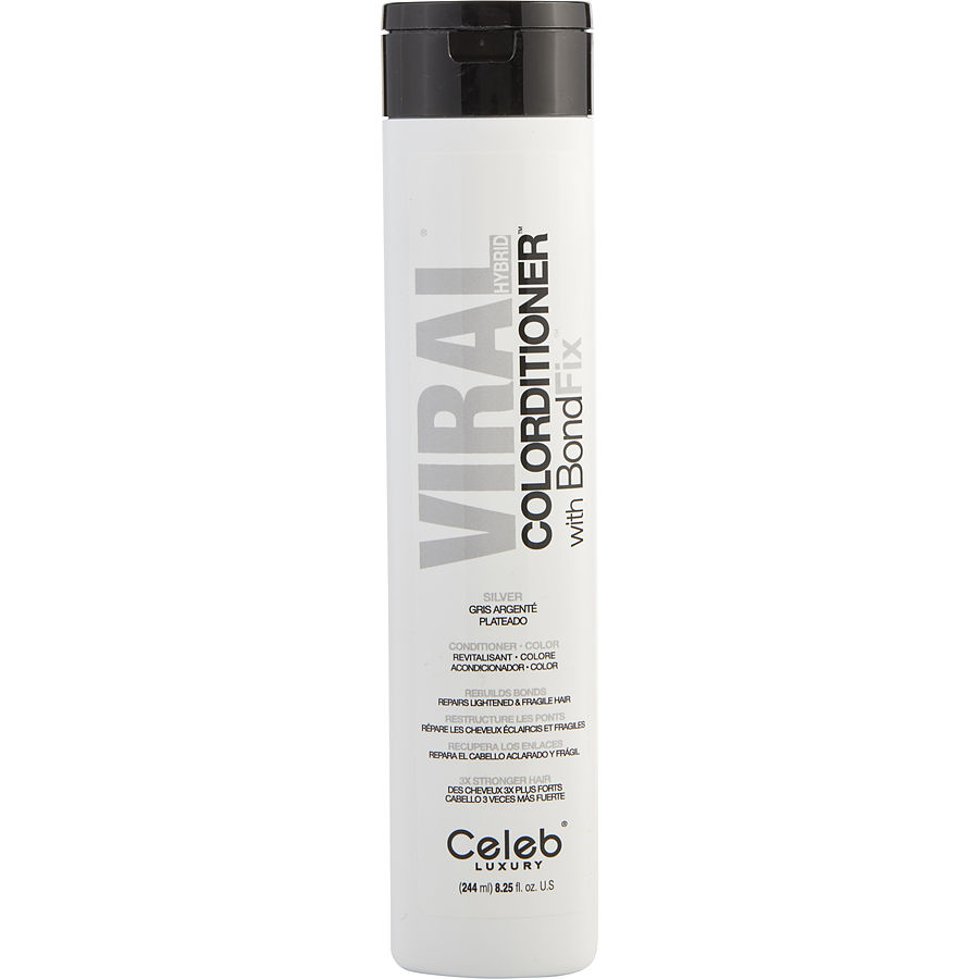 VIRAL COLORDITIONER SILVER 8.25 OZ - CELEB LUXURY by Celeb Luxury VIRAL COLORDITIONER SILVER 8.25 OZ - CELEB LUXURY by Celeb Luxury
