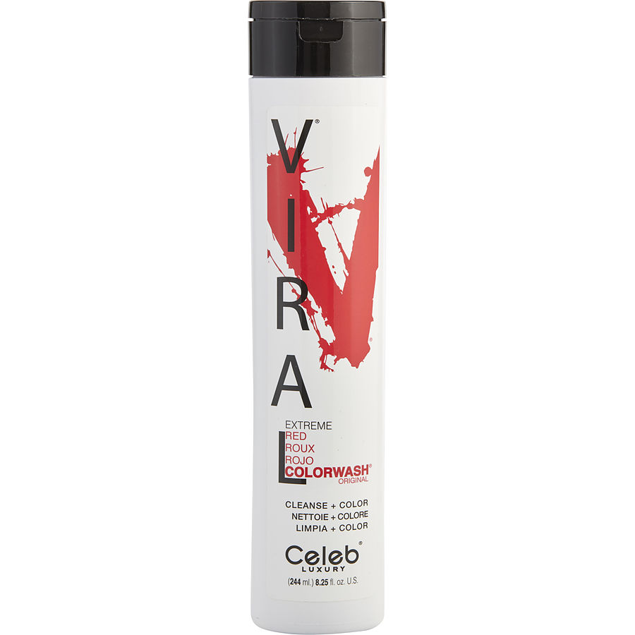 VIRAL COLORWASH EXTREME RED 8.25 OZ - CELEB LUXURY by Celeb Luxury VIRAL COLORWASH EXTREME RED 8.25 OZ - CELEB LUXURY by Celeb Luxury