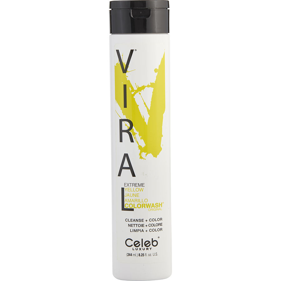 VIRAL COLORWASH EXTREME YELLOW 8.25 OZ - CELEB LUXURY by Celeb Luxury VIRAL COLORWASH EXTREME YELLOW 8.25 OZ - CELEB LUXURY by Celeb Luxury