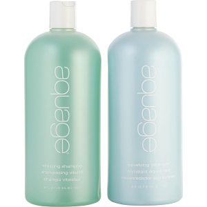 VITALIZING SHAMPOO AND EQUALIZING DETANGLER LITER DUO - AQUAGE by Aquage