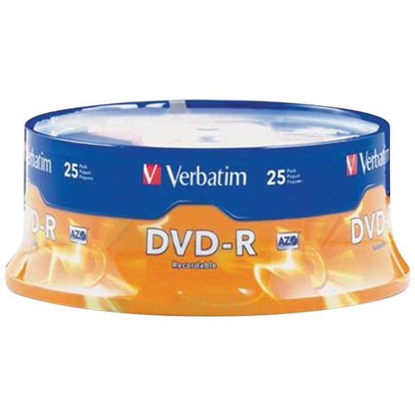 Verbatim 95058 4.7GB DVD-Rs (25-ct Spindle) Verbatim 95058 4.7GB DVD-Rs (25-ct Spindle)