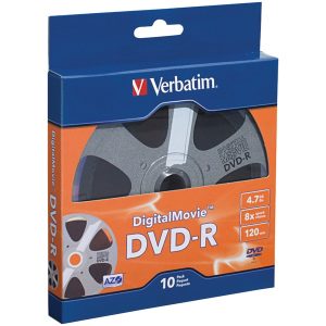 Verbatim 97946 4.7GB 120-Minute DigitalMovie DVD-Rs