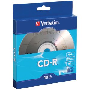 Verbatim 97955 700MB 80-Minute CD-Rs with Branded Surface