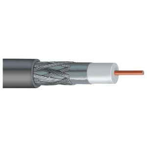 Vextra V66B GRAY DISH-Approved Single RG6 Cable