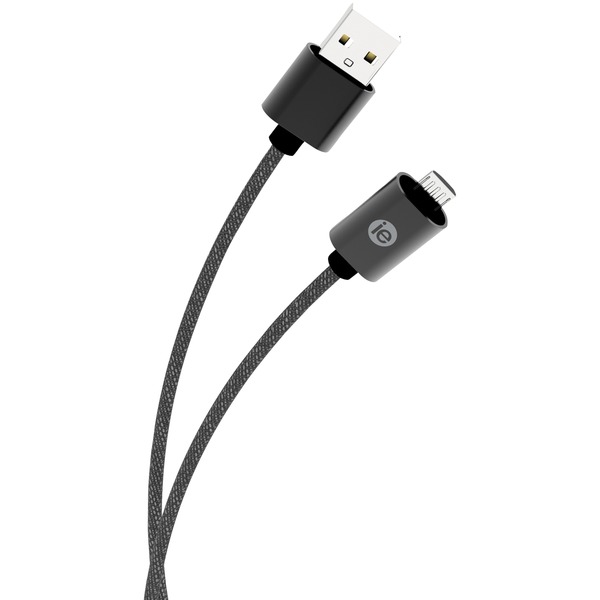 iEssentials IEN-BC10M-BK Charge & Sync Braided Micro USB to USB Cable iEssentials IEN-BC10M-BK Charge & Sync Braided Micro USB to USB Cable