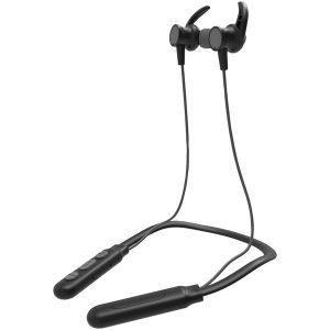 iEssentials IEN-BTEFX-GRY Flex Neck Band Sport Series Bluetooth Earbuds with Microphone (Gray)