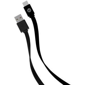 iEssentials IEN-FC4C-BK Flat USB-C to USB-A Cable