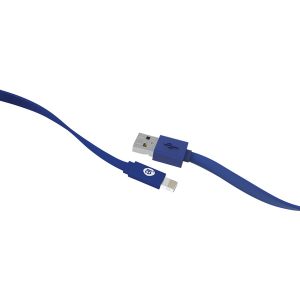 iEssentials IEN-FC4L-BL Charge & Sync Flat Lightning to USB Cable
