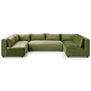 Aleny Modular Corner Sectional Mid-Century Modern Sofa