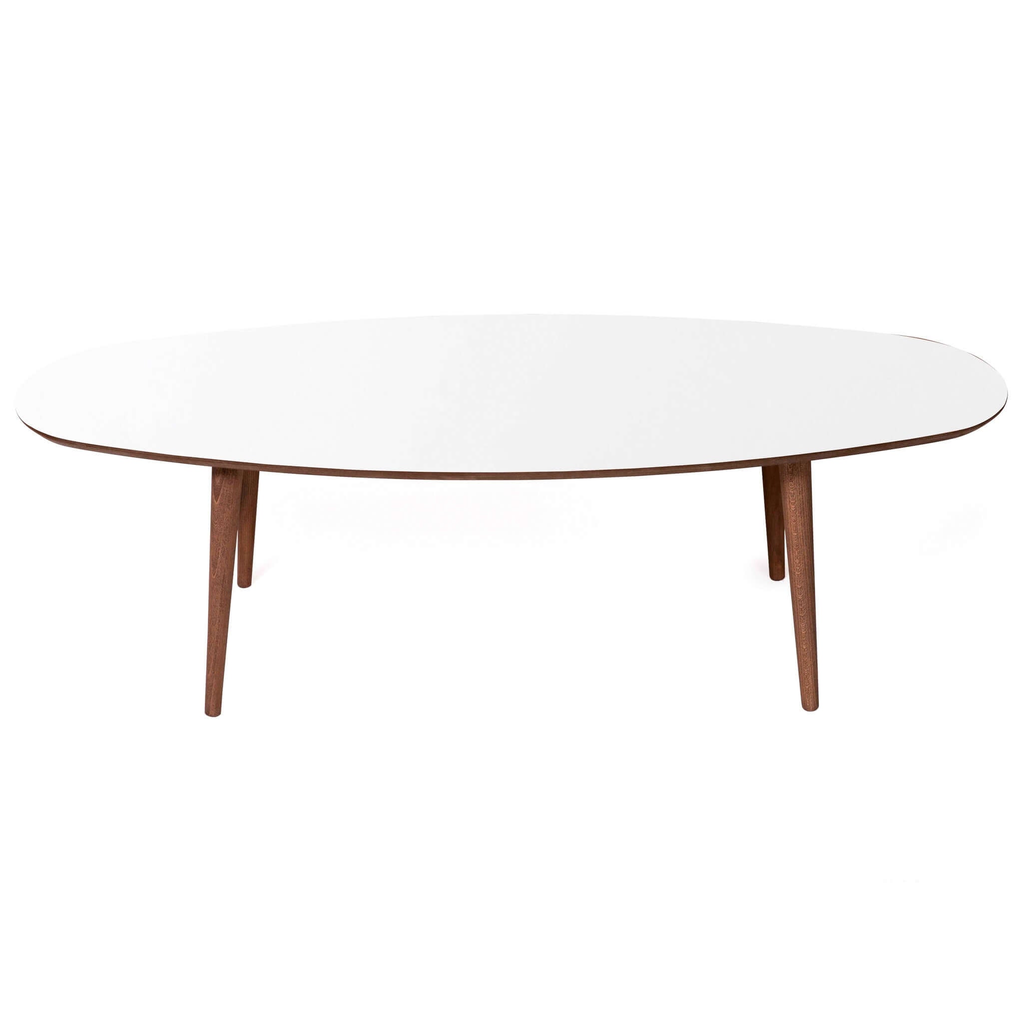 Carsen Mid-Century Modern Oval Center Table Carsen Mid-Century Modern Oval Center Table
