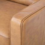 Giselle Leather Lounge Chair (Tan)