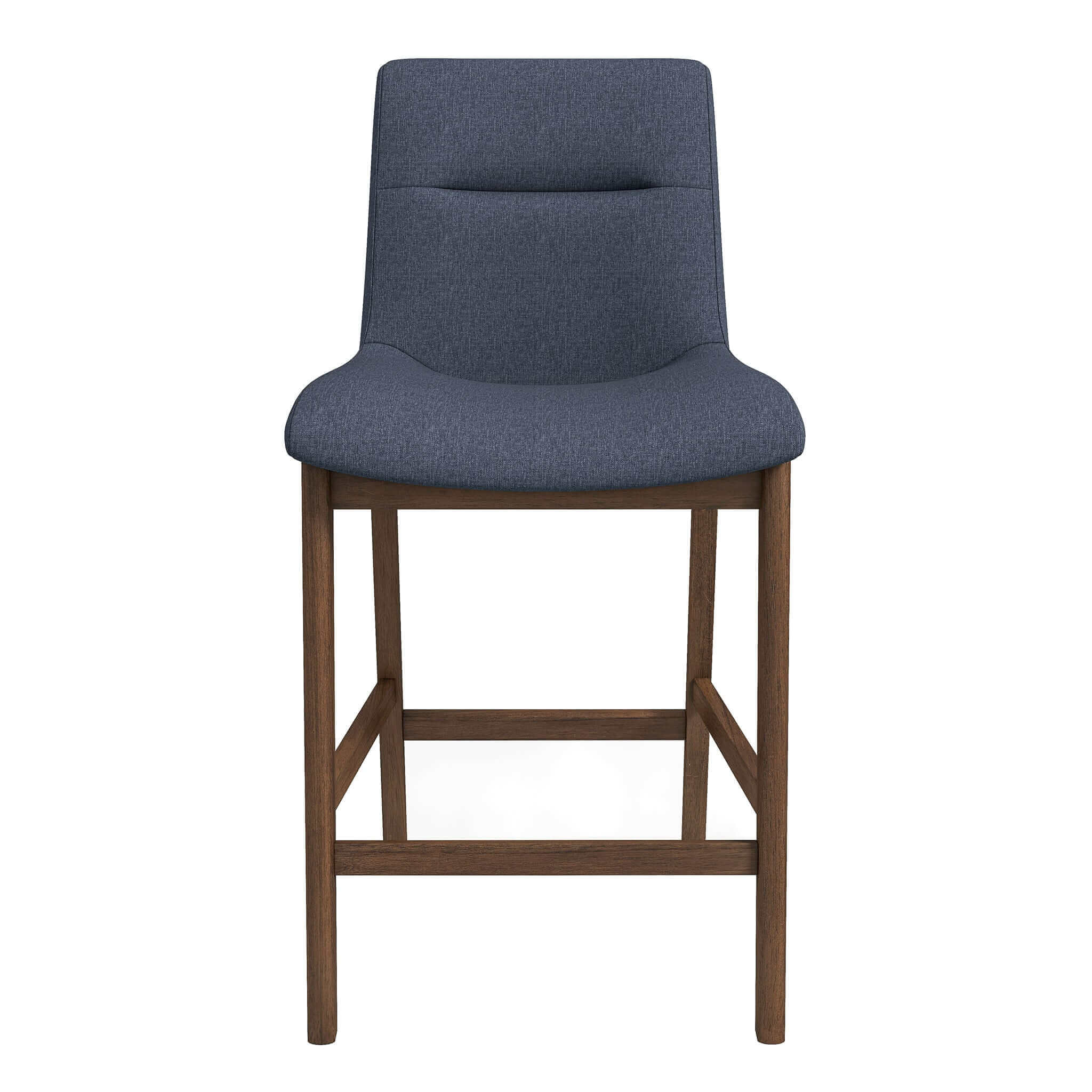 Jayden Mid-Century Modern 24" Dark Grey Fabric Stool (Set of 2) Jayden Mid-Century Modern 24" Dark Grey Fabric Stool (Set of 2)