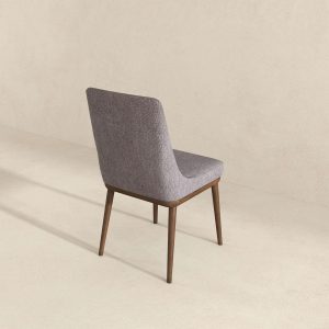 Kate Mid-Century Modern Grey Fabric  Dining Chair (Set of 2)