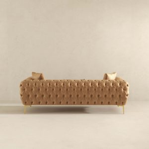 Malia Mid-Century Modern Chesterfield Sofa