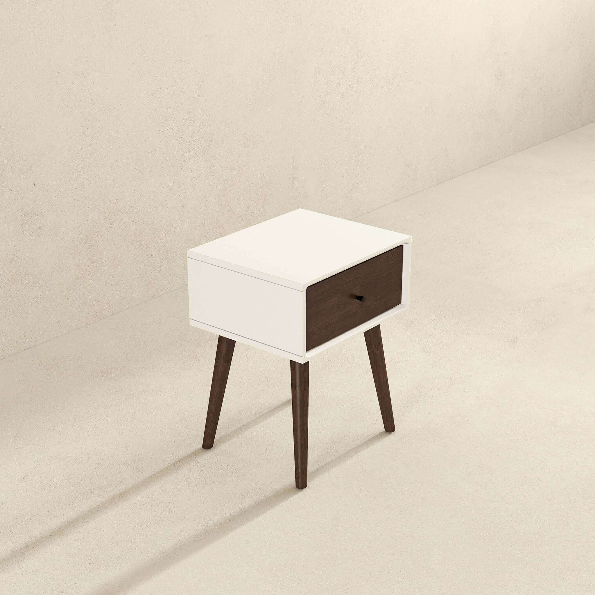 Avery Mid-Century Modern Solid Wood Night Stand 1 Drawer Avery Mid-Century Modern Solid Wood Night Stand 1 Drawer
