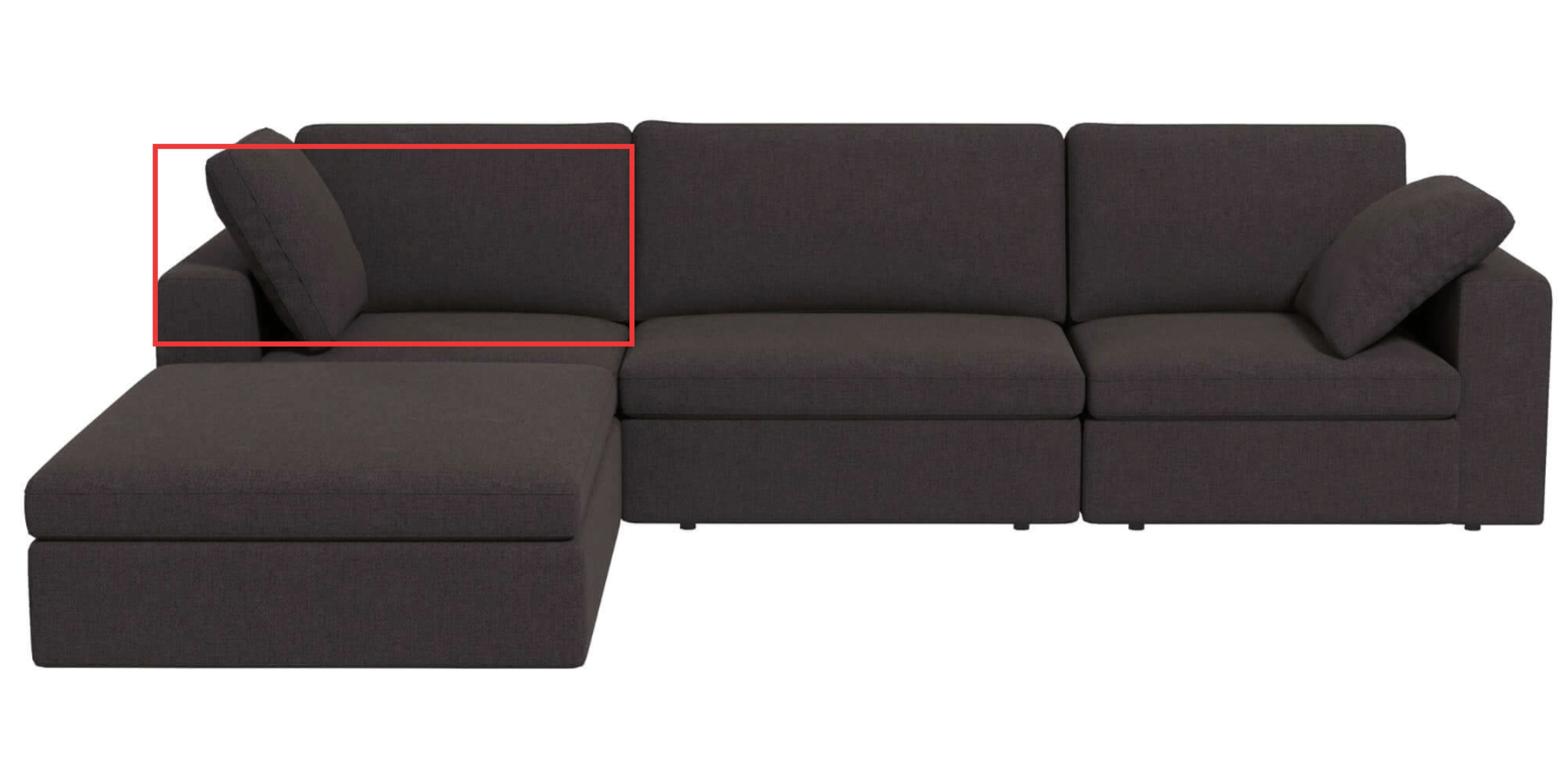 Cecilia Modular Corner Sectional (1/4 left) Cecilia Modular Corner Sectional (1/4 left)