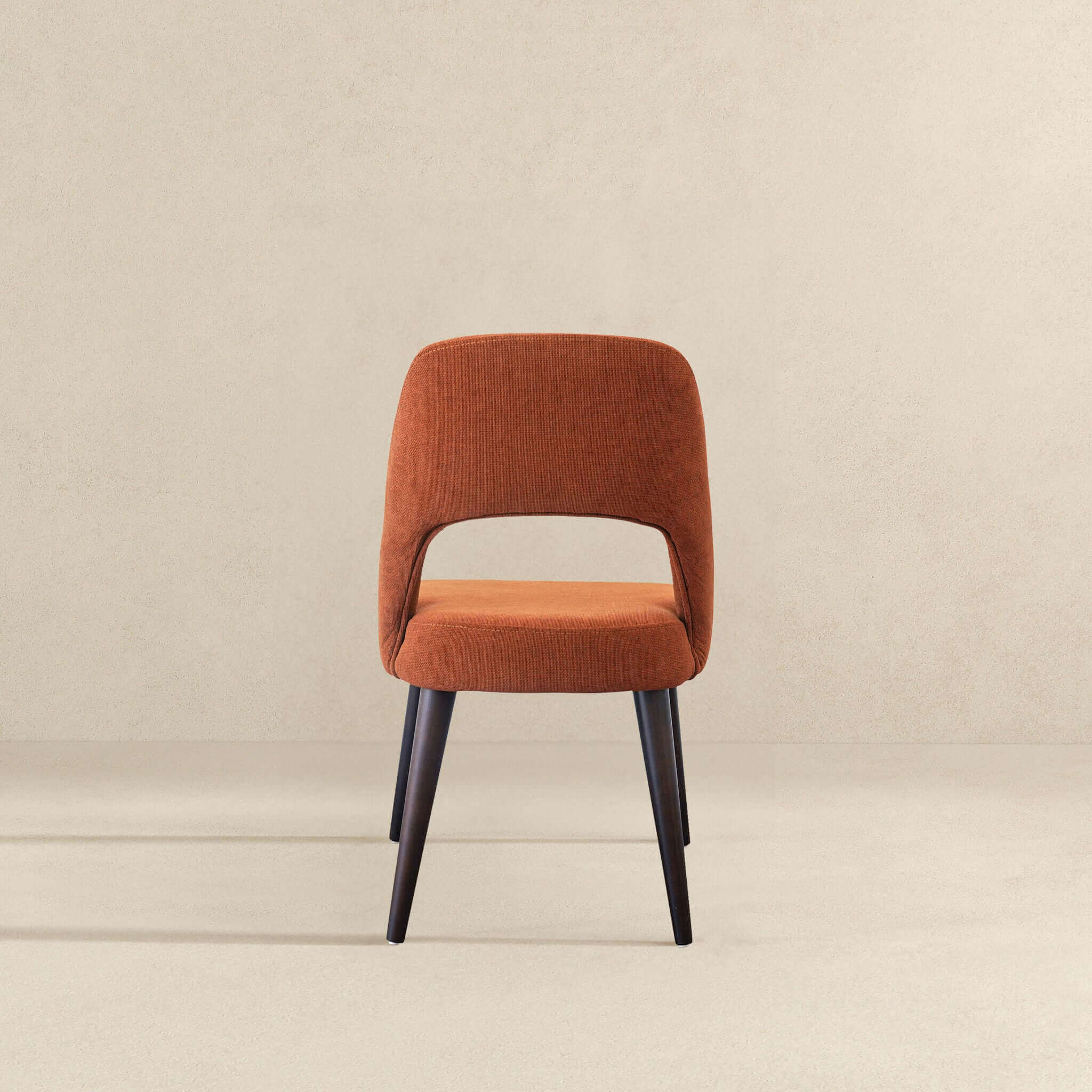Juliana Mid Century Modern Burnt Orange Fabric Dining Chair (Set of 2) Juliana Mid Century Modern Burnt Orange Fabric Dining Chair (Set of 2)