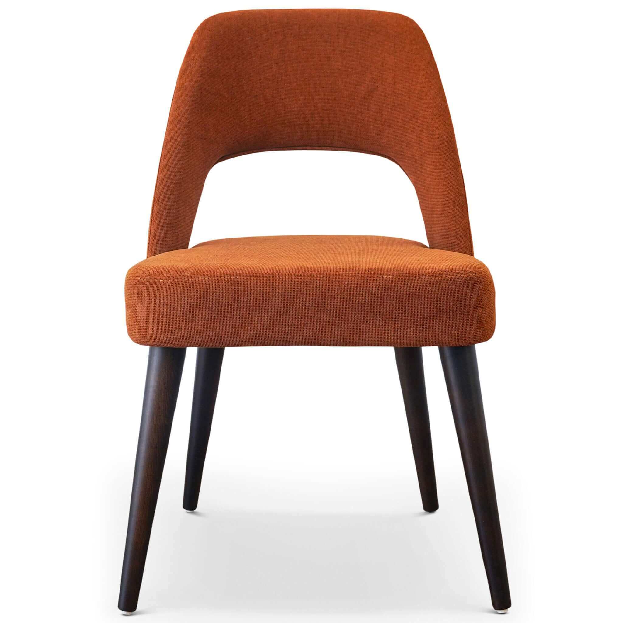Juliana Mid Century Modern Burnt Orange Fabric Dining Chair (Set of 2) Juliana Mid Century Modern Burnt Orange Fabric Dining Chair (Set of 2)