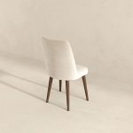 Katie Mid-Century Modern Beige Velvet Dining Chair (Set of 2)